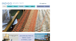 Desktop Screenshot of indigotextil.com